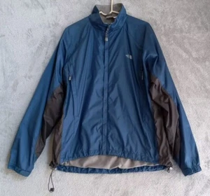 The North Face Jacket Men's Size L Blue/Gray Zip Large Pockets - Picture 1 of 10