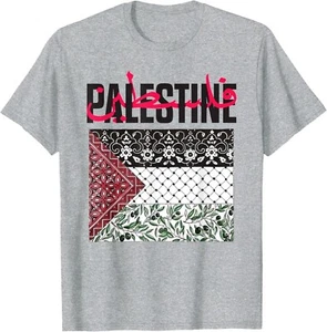 PALESTINA LIBRE, BANDERA DE GAZA LIBRE. Camiseta - Imagen 1 de 4