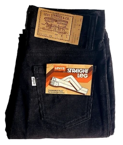 Vintage Levi's Corduroy Jeans Size 14 L Slim Childrens New With Tags Made In USA - Picture 1 of 2