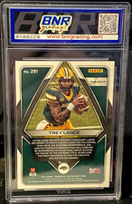 2021 Panini Chronicles Draft Picks Spectra Orange #281 Trey Lance Graded Mint 9