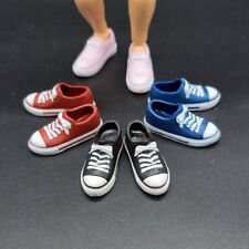 1:12 Scale Shf Low-top Canvas Shoes Sports Shoes Hollow Fit 6" Male Figure Doll