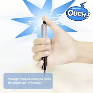 Shocking Electric Pen Prank Shock Trick Novelty Joke Gag Toy Gift Fun USA - Picture 1 of 3