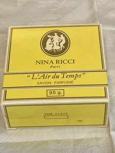 NINA RICI `L ÀIR DU TEMPS`PARIS 95 GRAMM PARFÜMSEIFE VINTAGE IN OVP - Bild 1 von 5