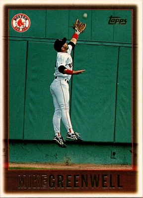 1997 Topps #123 Mike Greenwell - Image 1 of 2
