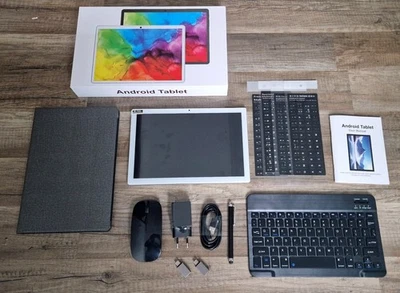 NEU Tablet 10 Zoll Android 8 GB RAM 128 GB ROM viele Fotos - bitte anschauen! - Bild 1 von 4