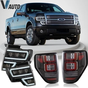 Faros proyectores VLAND secuenciales + luces traseras LED para Ford F-150 2009-2014 - Imagen 1 de 24