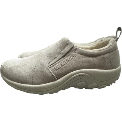 Merrell Jungle Moc Forro de Piel de Sherpa 9 Zapatos Sin Cordones Arena Gamuza Aire Libre Senderismo Foto 1 de 4