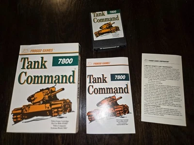 Tank Command (Atari 7800, 1988) by Froggo  [CIB]  Original box.  Very good cond. - Image 1 of 4