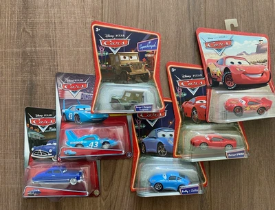 LOTTO CARS - LIGHTNING MCQUEEN (SAETTA) + 5 - Mattel Disney Pixar - Immagine 1 di 3