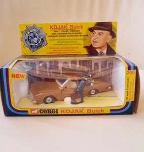 Corgi Toys 290 Kojak Buick Con Scatola Originale. Vintage - Imagen 1 de 7