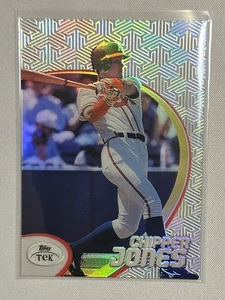 Chipper Jones Topps Tek 1998 patrón de béisbol 87[#19][Atlanta Braves][HOF] - Imagen 1 de 2