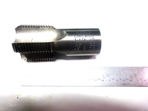 NEW USA MADE BESLY 1-1/4-12 HSS 4 FLUTE BOTTOMING TAP WITH WOODRUFF KEY - Picture 1 of 4