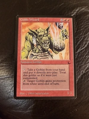 Goblin Wizard – MTG 1994 The Dark – Near Mint Vintage - Image 1 of 2