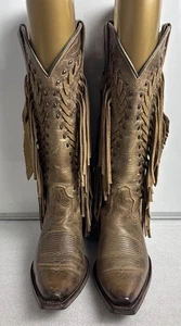 Botas Ariat Western con flecos para mujer, talla 6,5 B - Imagen 1 de 13