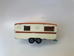 Matchbox Wohnwagen Trailer Caravan N°57 1970 Lesney mit Dach - Bild 1 von 6