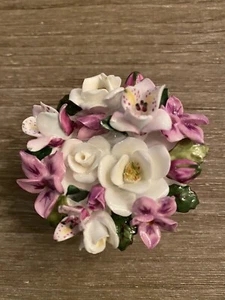 Staffordshire Smalti Diana Cestino Bomboniera Ltd Ed Scatola Portagioie - Foto 1 di 11