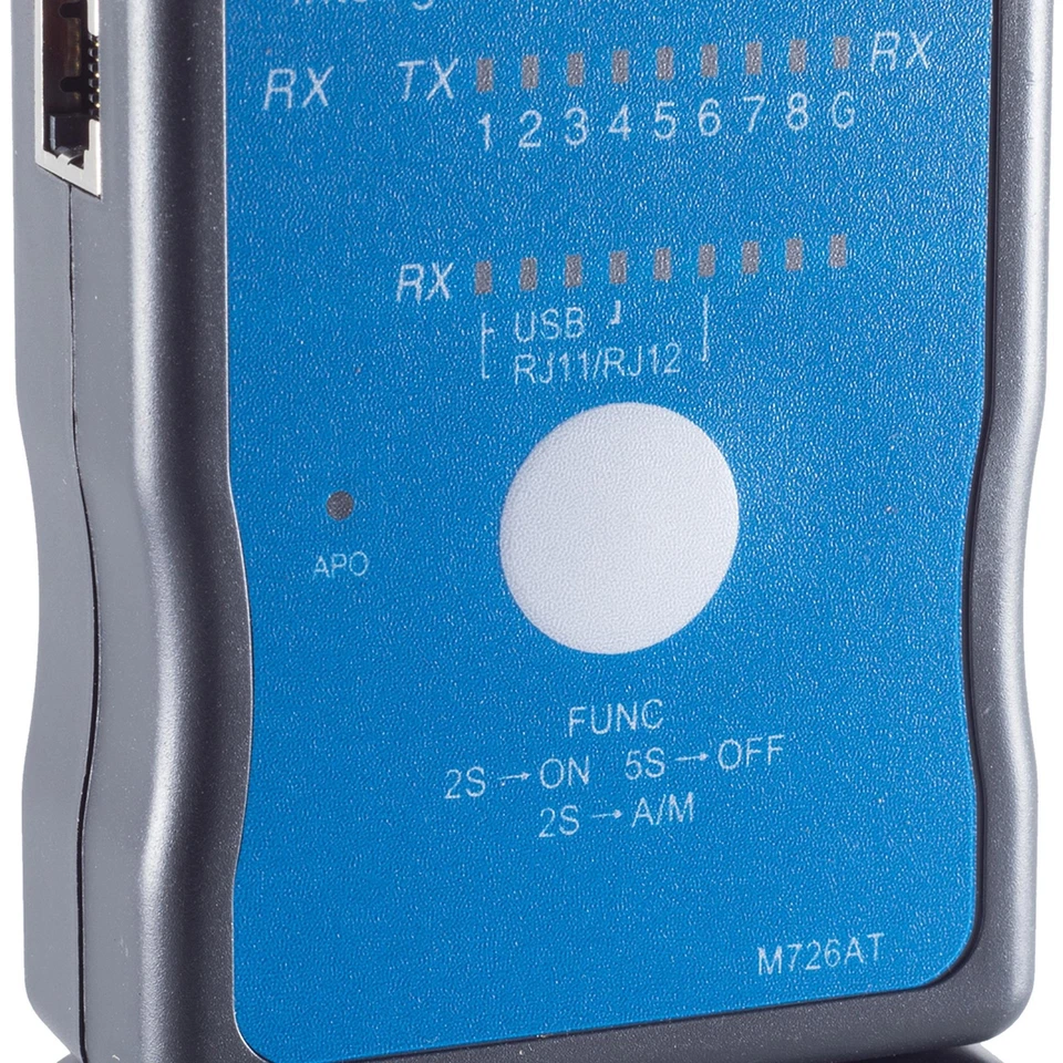 USB LAN Multi Tester RJ11 RJ12 RJ45 Netzwerk Kabeltester Test - Bild 1 von 1