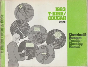 Ford Thunderbird & Cougar 1983 aspiradora eléctrica manual de disparo de problemas con soporte - Imagen 1 de 2