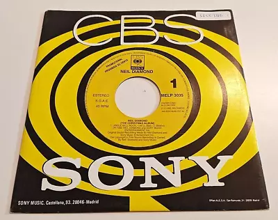 NEIL DIAMOND Jingle bell rock 7" SPAIN PROMO SINGLE VINYL ULTRA RARE 1992 OOP - Image 1 of 2