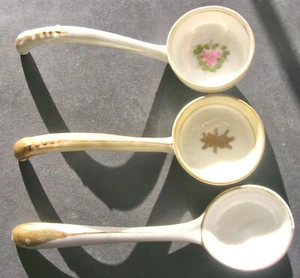 THREE NORITAKE BONE CHINA SOUP SPOONS IN PERFECT CONDITION - Picture 1 of 2