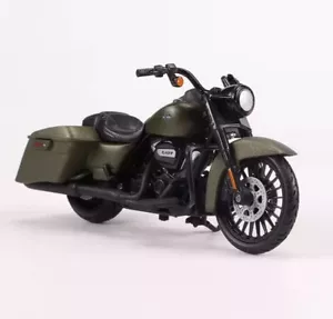 BICICLETA DE MOTOCICLETA Maisto 1:18 Harley Davidson 2022 Road King Special modelo verde - Imagen 1 de 3