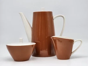 Harmony House Ironstone Harvest Mid Century Tea Service Creamer and Sugar Set - Picture 1 of 13