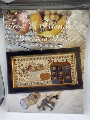 Feast of Friendship - Blackbird Designs Counted Cross Stitch Chart - Image 1 of 3