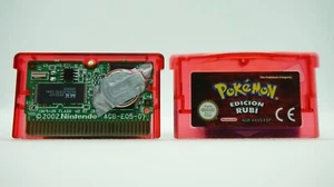 Pokemon Edición Rubi Game Boy Advance Gba Nintendo Idiom Español Funcio 2002 ESP - Imagen 1 de 11