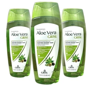 Grisi Aloe Vera Shampoo Weich macht Glanz & Haar Feuchtigkeitscreme Shampoo 13,5oz 3er Pack - Bild 1 von 2