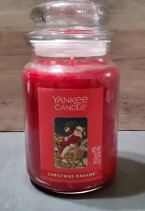 Vela Yankee grande Christmas Dreams tarro de 22 oz nueva - Imagen 1 de 3