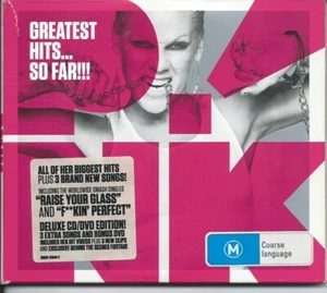 PINK "GREATEST HITS...SO FAR" 1910 CD & DVD LIKE NEW - Picture 1 of 2