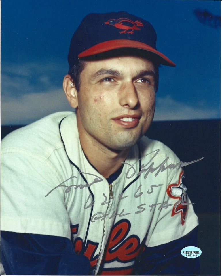 Milt Pappas Autographed 8x10 Baseball Photo With Inscription-Baltimore Orioles - Image 1 of 1