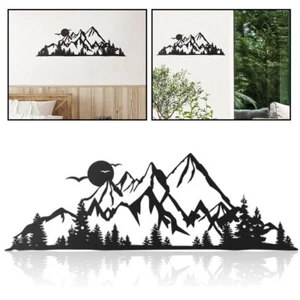 Contemporary Metal Wall Art Natural Mountain Home Decoration Wall Decoration - Picture 1 of 10