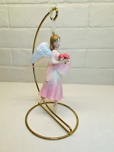 Hallmark Ornament 2009 Precious Beauty w/ Stand Wind Up Flutter Wings - Picture 1 of 6
