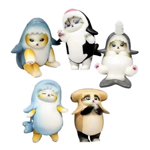 For Mofusand Shark Samenyan Action Statue Model Toy Cat Statue Anime judicious - Foto 1 di 7