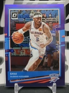 2020-21 Donruss Optic Shai Gilgeous Alexander #143 Purple Holo Prizm OKC Thunder - Picture 1 of 2