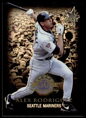 1998 DONRUSS COLLECTION PRIZED LEAF RETRO Alex Rodriguez Seattle Mariners #165 - Image 1 of 2