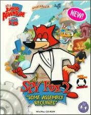 Spy Fox 2: Some Assembly Required PC MAC CD secret agent code evil villian game!
