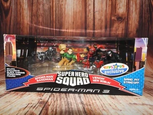 SAND PIT STAND-OFF SUPERHERO SQUAD Spider-Man Sandman Venom New Goblin NIB - Bild 1 von 19