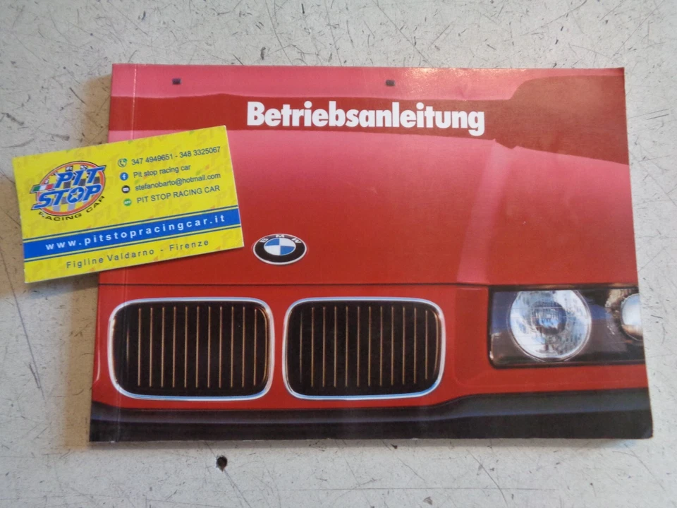 LIBRETTO USO E MANUTENZIONE BMW E36 - SERIE 3 - EDIZIONE 90 - IN TEDESCO  - Immagine 1 di 2