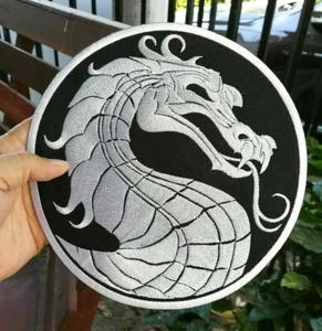 Mortal Kombat Dragon Targaryen Game of Thrones Embroidered Iron-On Sew-On patch - Picture 1 of 7