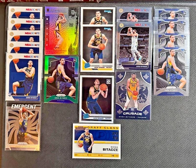 GOGA BITADZE ~ 19x NBA Basketball ROOKIE CARD Lot [PACERS/ORLANDO MAGIC] - Image 1 of 3