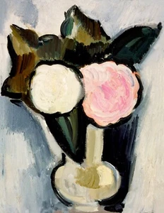 10238.Decor Poster.Room home wall art.Marsden Hartley painting.Flowers in vase - Picture 1 of 1
