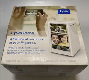 Lyve 5" Home Photo & Video Manager BPH01 USB LCD Screen Built-in Storage NEW - Picture 1 of 10