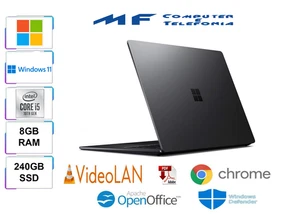 MICROSOFT SURFACE TOUCHSCREEN i5-1035 8GB RAM SSD 240GB 15" DISPLAY 2K OTTIMO - Foto 1 di 1