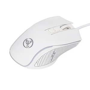 White Mechanical Mouse Colorful Shine Adjustable 3600dpi RGB Ergonomic Wire AU - Picture 1 of 12