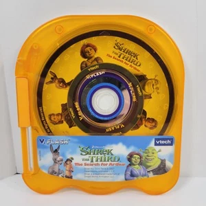 VTech Shrek The Third The Search For Arthur V Flash CD Game 2007 Orange Case - Picture 1 of 7