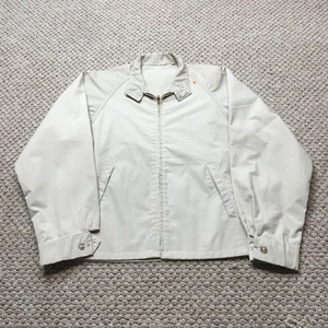Vintage 60s Herren Harrington Jacke M/L Full Talon Zip Workwear USA Made Tan - Bild 1 von 10