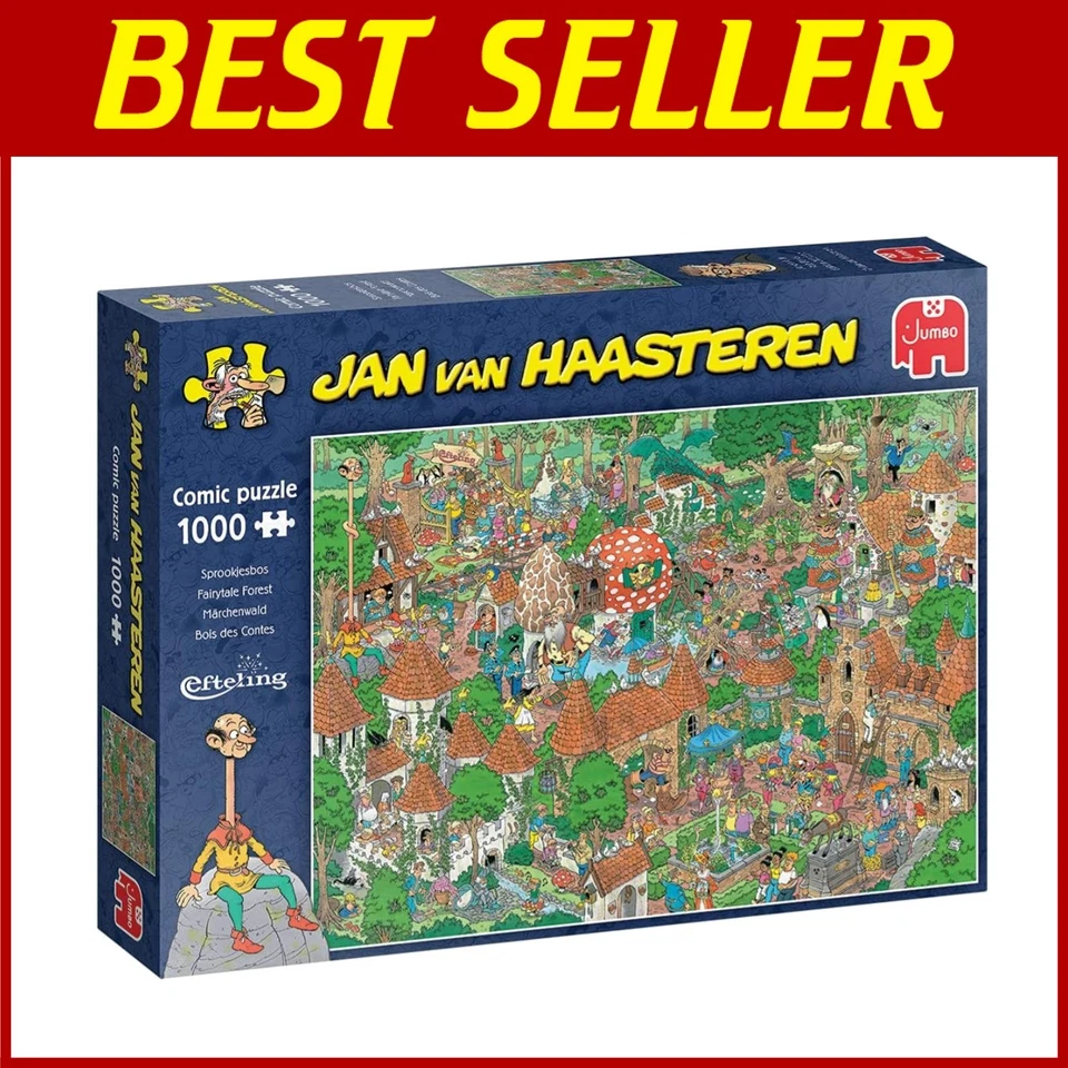 Rompecabezas de bosque de cuento de hadas ecológico, 1000 piezas Foto 1 de 4