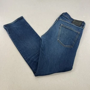 Levis 511 Made & Crafted Japanese Selvedge Denim Jeans Men W38 L34 Blue Slim Fit - Picture 1 of 17